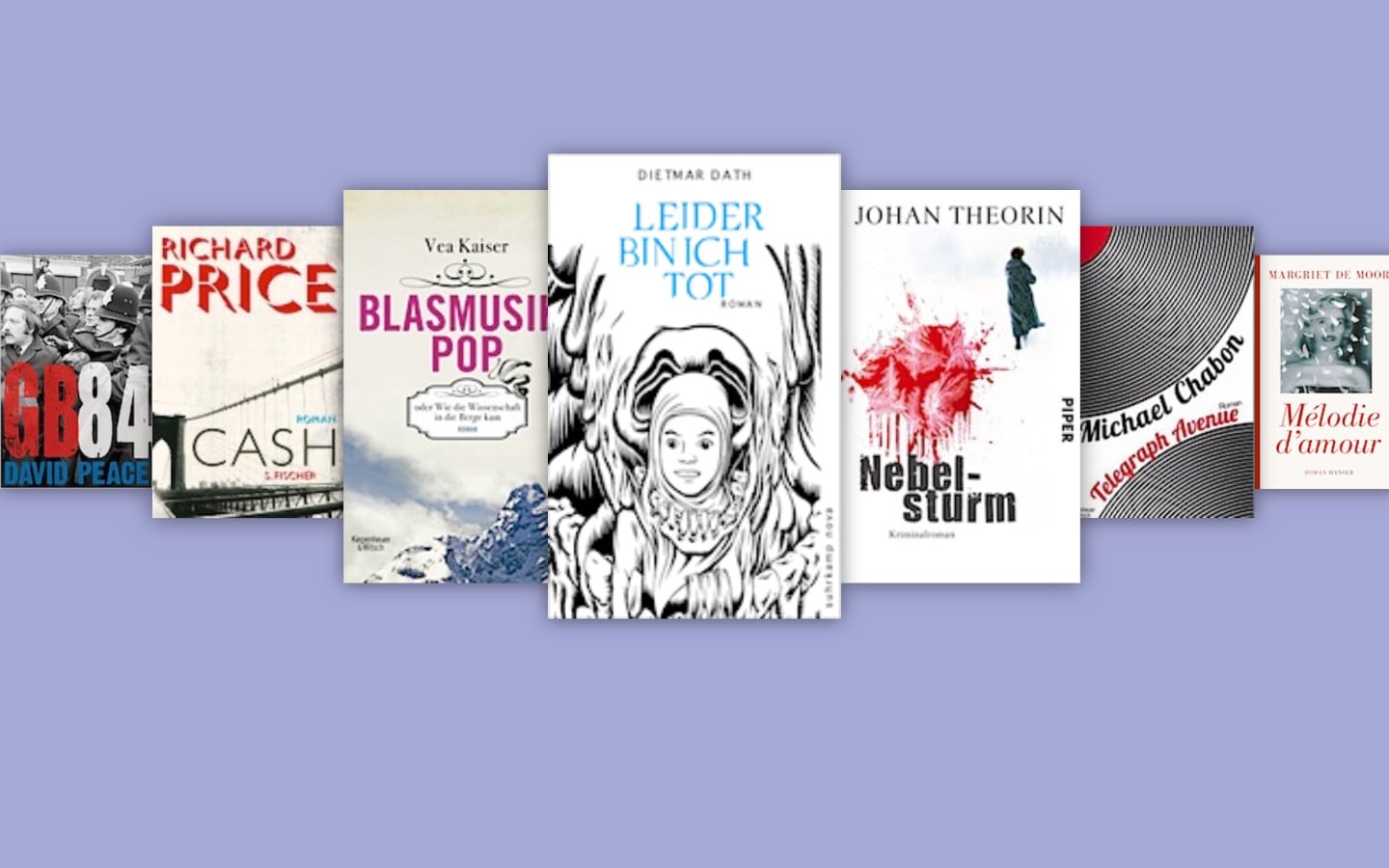 Montage aus Buchtiteln der schlechtesten Romane der hamburger shortlist